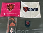 Chicago Bears Game Bundle Set Of Four - 2 Towels, Oven Mitten & Beer Can Holder. Fixed Price $15.75.