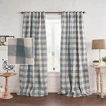 Elrene Home Fashions Farmhouse Living Grainger Buffalo-check Blackout Window .... Fixed Price $77.88.
