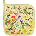 Michel Design Works Birds & Butterflies Flower Garden Cotton Potholder. Fixed Price $9.95.