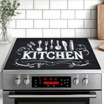 Stove Top Cover Flower Gas For Home Decoration Kitchen Pad No.... Fixed Price $36.38.