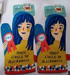 Blue Q Oven Mitt Nwt Most Likely Microwave Funny 100% Cotton. Fixed Price $14.00.