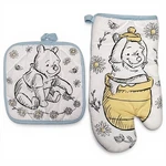 2PC Disney Winnie The Pooh Pot Holder/ Oven Mitt Set Daisies Honey 2022. Fixed Price $25.12.