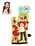 Blue Novelty Oven Bbq Mitt "i'll Feed All You F**kers" - New With Tags. Fixed Price $19.99.