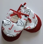 Peanuts X Rae Dunn Snoopy Candy Cane Mini Oven Mitts Kitchen Red / White (1). Fixed Price $24.99.