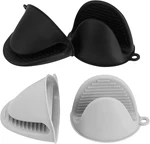 4PCS Silicone Oven Mitts Heat Resistant, Potholders For Kitchen, Mini. Fixed Price $12.81.