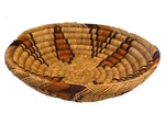 Vintage Woven Basket Coiled Round 13 Earth Tones Tan Brown Boho Wall Decor. Fixed Price $24.99.