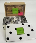 Kate Spade New York "all Good Taste" Pancake Gift Set & Tin W/ Cookie Cutters. Fixed Price $17.00.