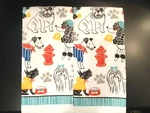 Set Of 2 Puppy Poodle Bulldog Pets Home Kitchen Bathroom Hand Tea Towels. Fixed Price $17.75.