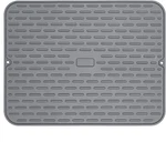 Light Grey Silicone Trivet 11.7 Inch Heat Resistant Kitchen Mat Multi-purpose. Fixed Price $10.19.