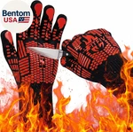 Bbq Gloves, Oven 1472 F Extreme Heat Resistant Barbecue Silicone. Fixed Price $19.14.