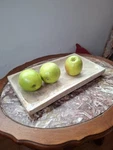 Decorative Dough Bowl: Long Wooden Centerpiece Table Decorations Natural. Fixed Price $22.00.