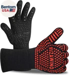 Premium Bbq Gloves, 1472 F Extreme Heat Resistant Oven Grilling W. Fixed Price $17.57.