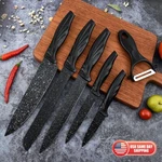 2024 Ceramic Kitchen Knife Set Of 6 Sharp Blade Cutlery Peeler Paring Chef Bread. Fixed Price $24.99.