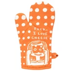 Blue Q - F*ck Love Cheese Oven Mitt. Fixed Price $21.29.