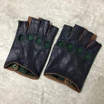 Altaclasse Capriguanti Driving Gloves Half Finger Leather 23CM 9.1IN Japan. Fixed Price $136.02.