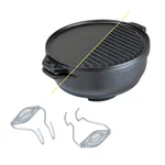 Lodge 14 Inch Cast Iron Cook-it-all Black. Fixed Price $195.70.