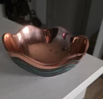 Nambe Copper Canyon Collection Serving Bowl, 16 Oz Euc. Fixed Price $45.00.