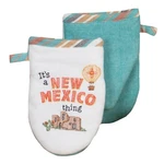 Oven Grabber Mitt Set It's New Mexico Thing Embroidered Kay Dee Designs. Fixed Price $8.95.