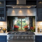 Kitchen Wallpaper Self Adhesive Oil Sticker Waterproof Backsplash .... Fixed Price $20.12.