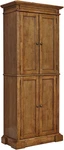 Stylish 72"H Americana Distressed Oak Pantry For Your Home Storage Needs. Fixed Price $790.99.