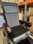 New Leather HT138 Cushion Set/upholstery/back Pillow Seat Spa D-black. Fixed Price $219.10.