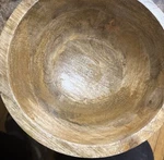 Creative Co-op BC1419 Mango Wood Footed Bowl, 9-3/4 Rnd X 5-1/2 H, Qt New. Fixed Price $35.00.