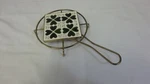 Vintage Retro Lucky Four Leaf Clovers Trivet Metal & Ceramic Tile Hot Pad. Fixed Price $14.99.