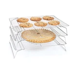 Fox Run 4698 Stackable Cooling Rack Set, Chrome, 3-PIECE. Fixed Price $26.54.