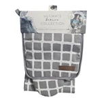 New Eco One Ultimate Bakers Set Of Apron Pot Holder Oven Mitt Gray Square Nwt. Fixed Price $12.95.