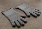 Cosmo 5 Finger Oven Glove Mitts Gray Silicone Pair. Fixed Price $25.00.