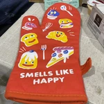 Blue Q Smells Like Happy Red Food Oven Mitt 100% Cotton. New With Tags. Fixed Price $7.00.