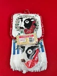 Vtg Bandana Cow Towel, Pot Holder, & Magnet 3 Pc Set Cecil Saydah. Fixed Price $14.16.