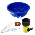 Gold Concentrator Bowl With Control Valve, Wire Legs And Instructions. Fixed Price $118.65.