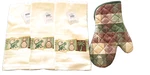 Monkey Pineapple 3 Hand Towels Oven Mitt Set 5146. Fixed Price $16.92.