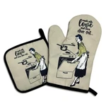 Made With Love And Some Other Sxxt... Funny Oven Mitts Pot Holders Set Of.... Fixed Price $23.72.