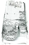 Disney Winnie The Pooh Sketchbook 2 Dish Towels & Oven Mitt Kitchen 3 Piece Set. Fixed Price $24.95.