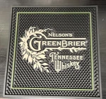 Nelson's Tennessee Whiskey Square Bar Spill Mat 14"X14". Fixed Price $24.95.