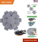 Pan With Stars, Larger & Thicker Separators Protectors, Set Of.... Fixed Price $38.84.