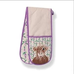 100% Cotton Thistle & Highland Cow Double Oven Glove Mitts Scottish Symbols. Fixed Price $21.99.