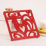 Vintage Square Cast Iron Trivet - Metal For Hot Dishes, Heat Resistant. Fixed Price $28.99.