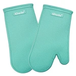 Alselo Oven Mitts Heat Resistant Silicone Kitchen Gloves For 550 Degrees Blue. Fixed Price $14.75.