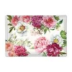 Michel Design Works Glass Trinket / Soap Dish Floral Blush Peony - New. Fixed Price $11.00.