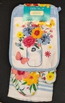 Pioneer Woman Flowering Frontier Kitchen Towel Oven Mitt & Pot Holder Floral New. Fixed Price $20.00.
