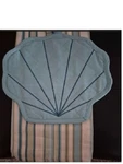 Park Designs Coastal Scallop Shell Turquoise Pot Holder & Dish Towel Set, New. Fixed Price $9.95.