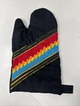Native American Seminole Miccosukee Patchwork Handmade Oven Accessory Mitt. Fixed Price $30.00.