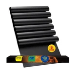 Herzlg Life Bbq Grill Mats For Outdoor 100% Non-stick 17" X 25", 6 Pack. Fixed Price $24.66.