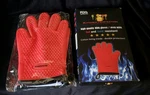 Kitchen Perfection Red Silicone Smoker Oven Gloves For Extreme Heat Resistant. Fixed Price $22.49.