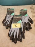3 Sets Mission Cool-tech Work Gloves W/ Vaporactive Heat-release Technology 9"/L. Fixed Price $10.00.