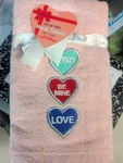 Valentine Love Hand Towels Pc Set Brand New! 16X20 Inch. Fixed Price $10.99.