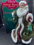 Antique Heritage Special Edition Porcelain Head Santa Christmas Tree Topper +box. Fixed Price $18.89.